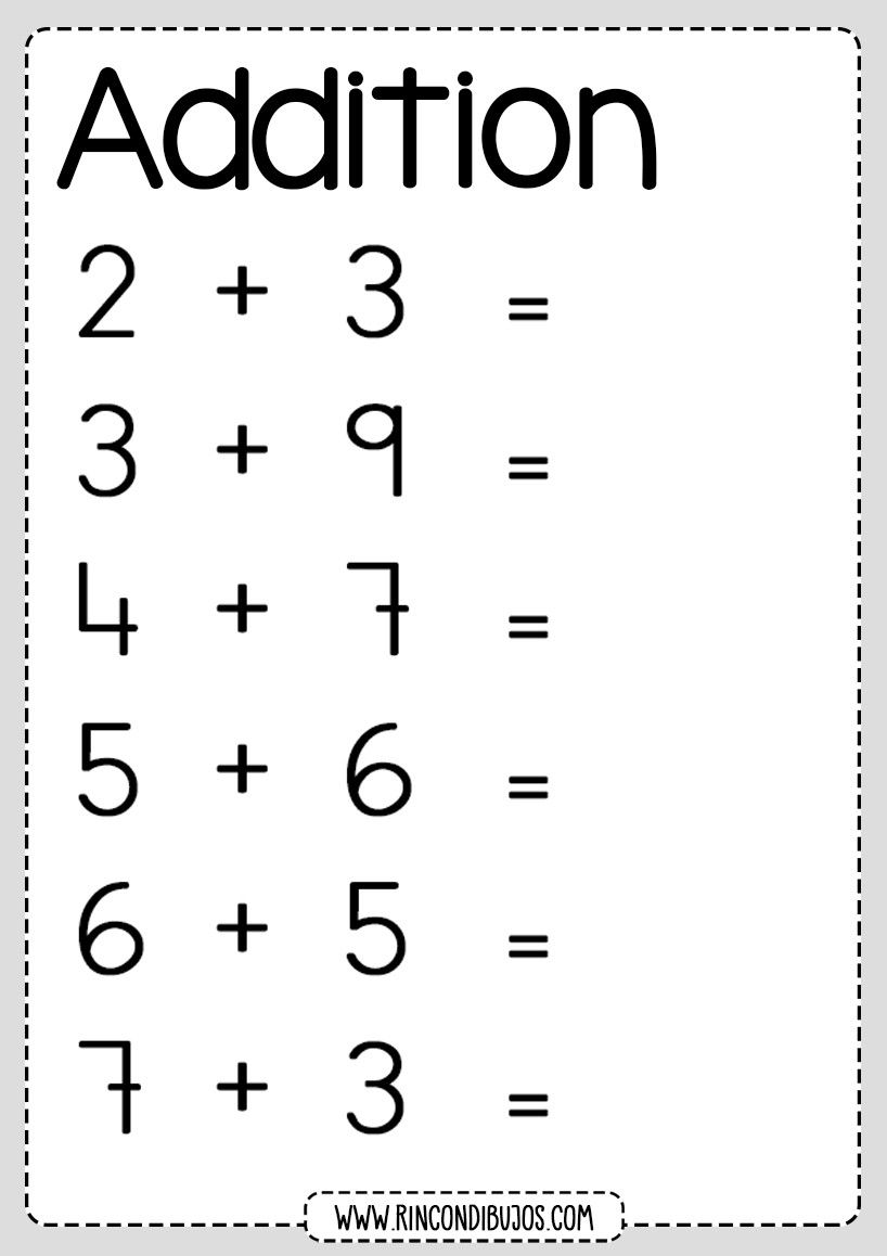 20 Addition Worksheets With Pictures 1-10