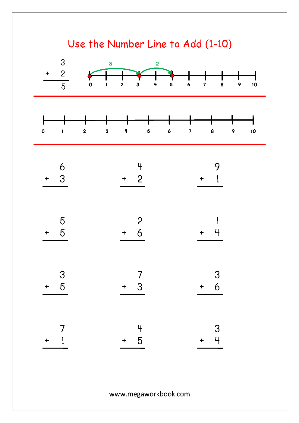 20 Addition Worksheets With Pictures 1-10