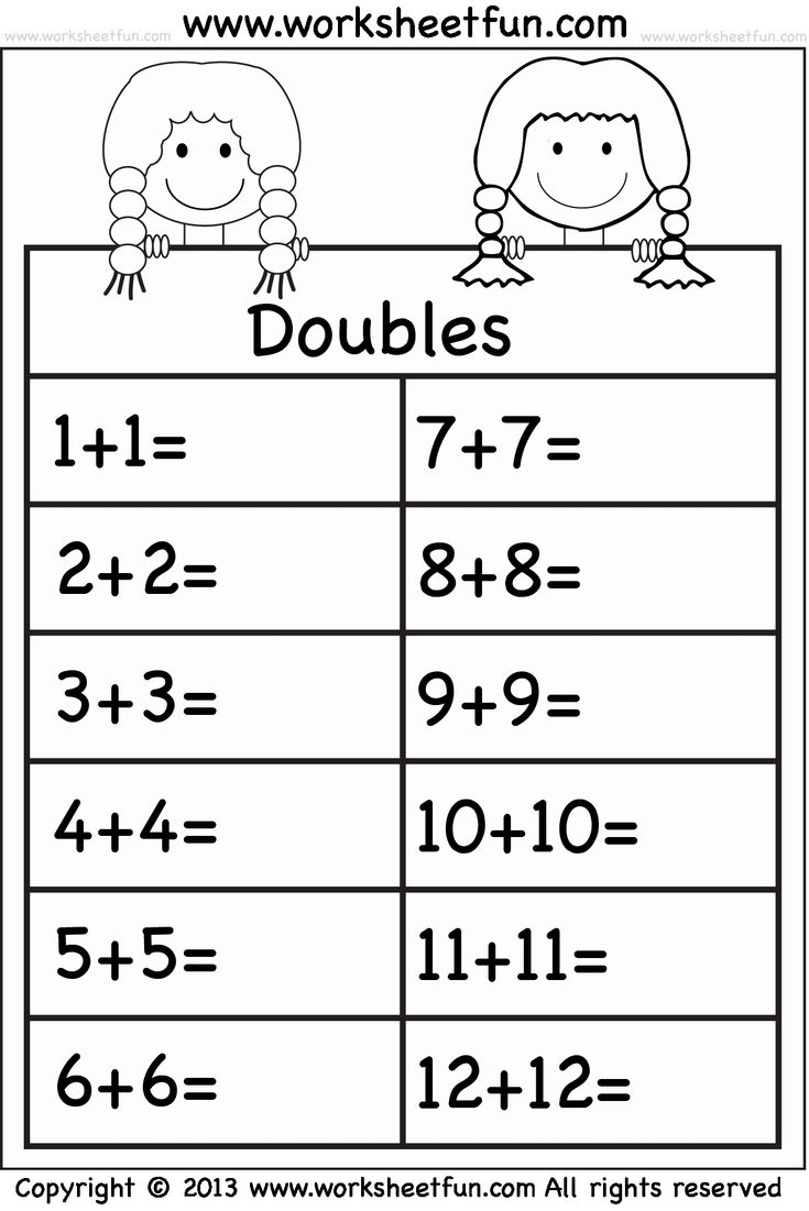 20 Addition Worksheets With Pictures 1-10