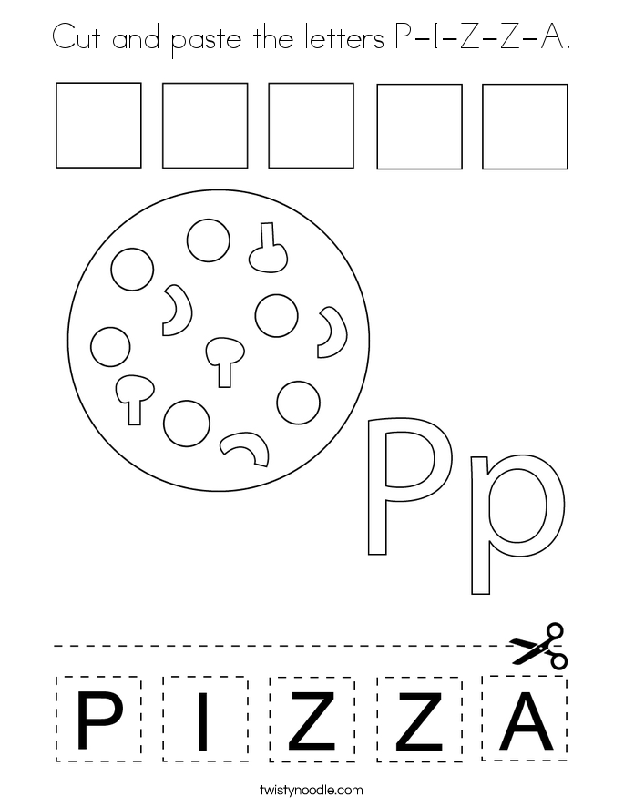 20 Cut And Paste Letter E Worksheets