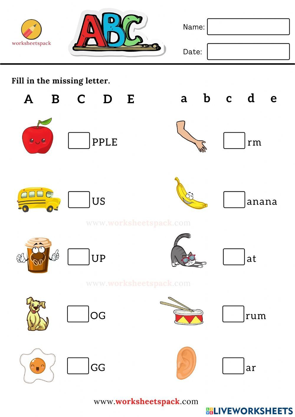 20 English Worksheets For Kindergarten In On Under