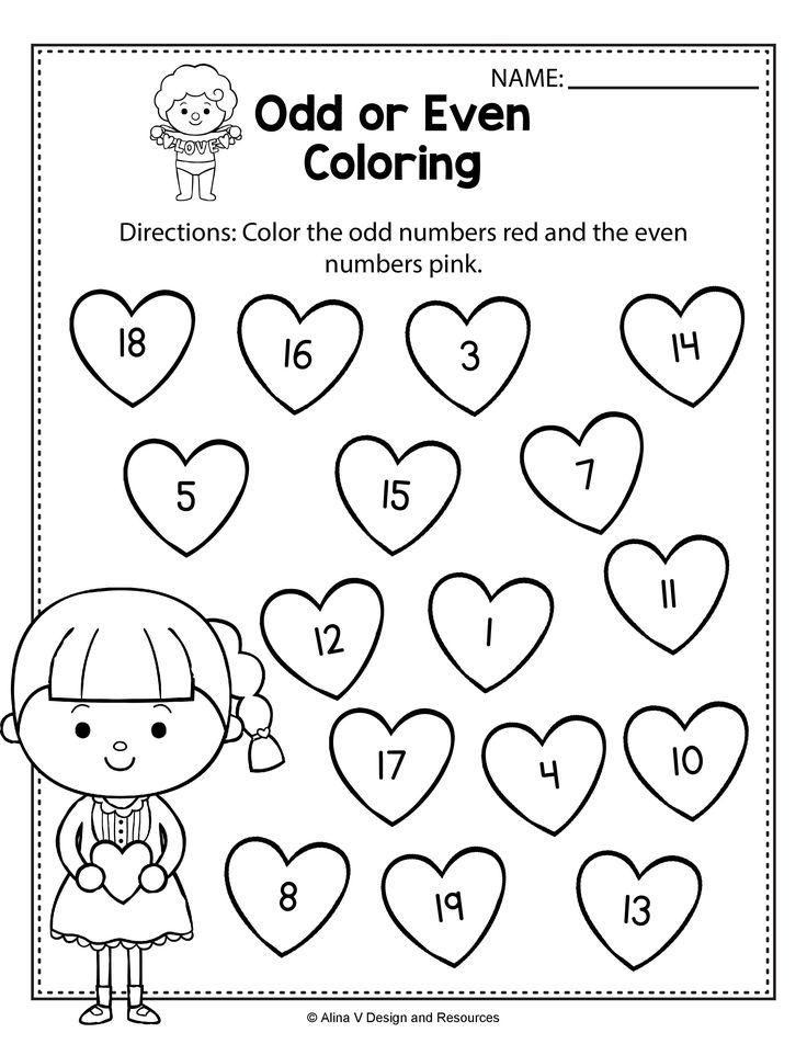 20 Even And Odd Numbers Worksheets Kindergarten