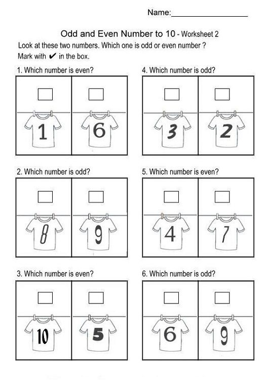 20 Even And Odd Numbers Worksheets Kindergarten