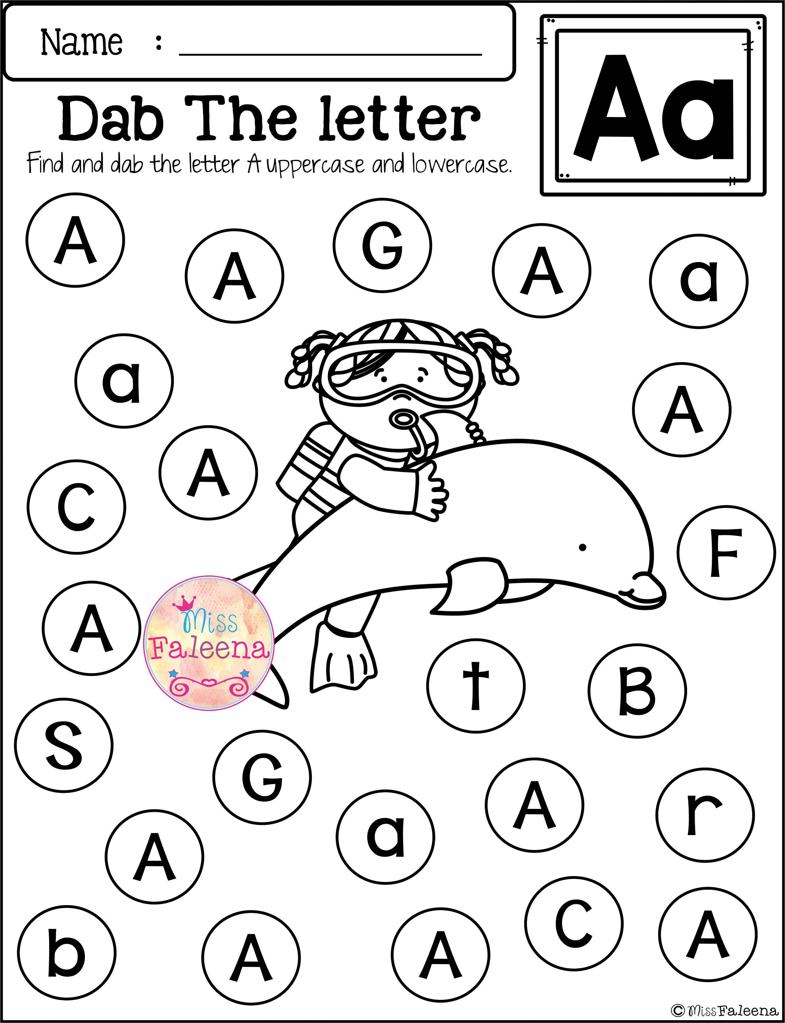 20 Free Letter Worksheets For Kindergarten