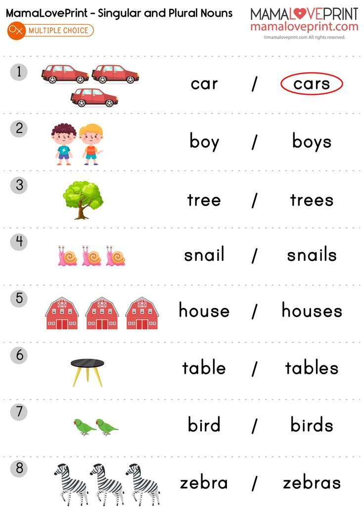 20 Grade 1 English Worksheets Noun