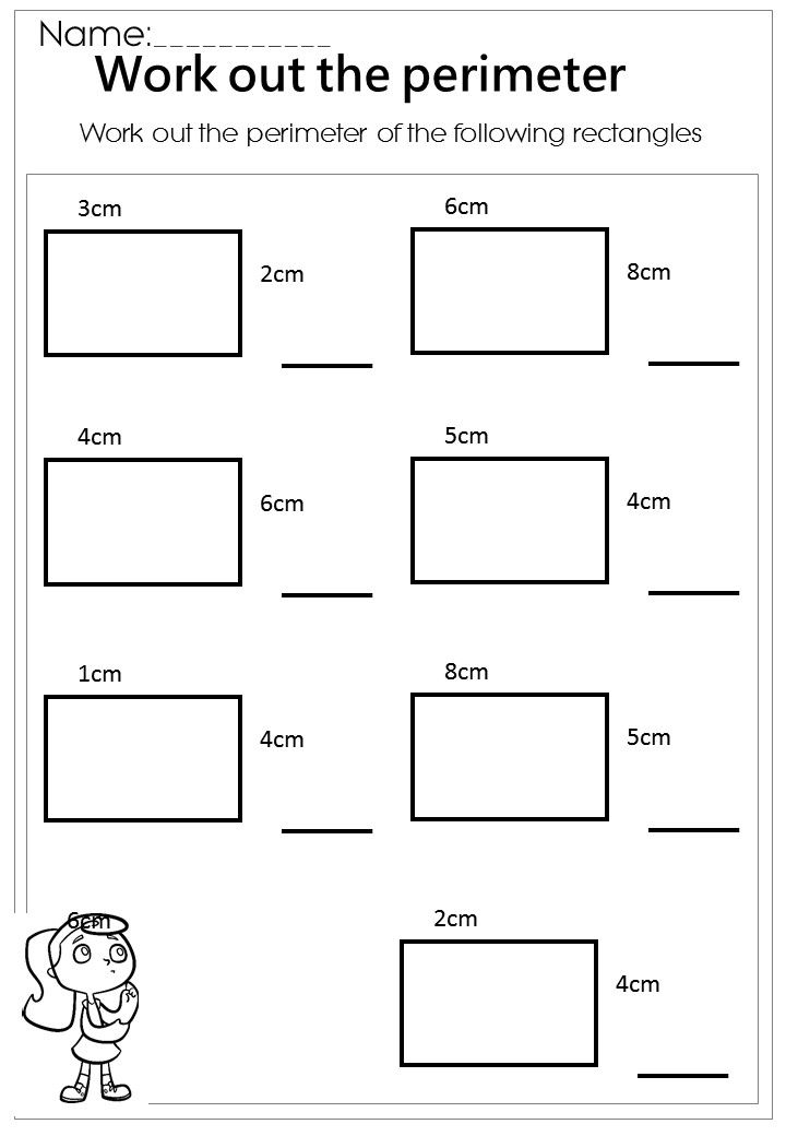 20 Grade 3 Math Worksheets Perimeter