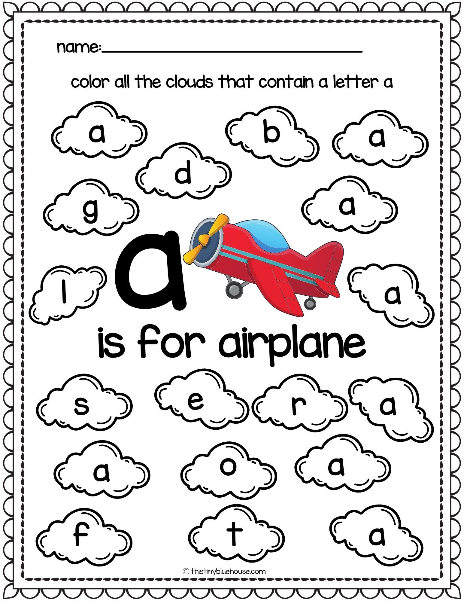 20 Kindergarten Lower Case Letter Worksheets