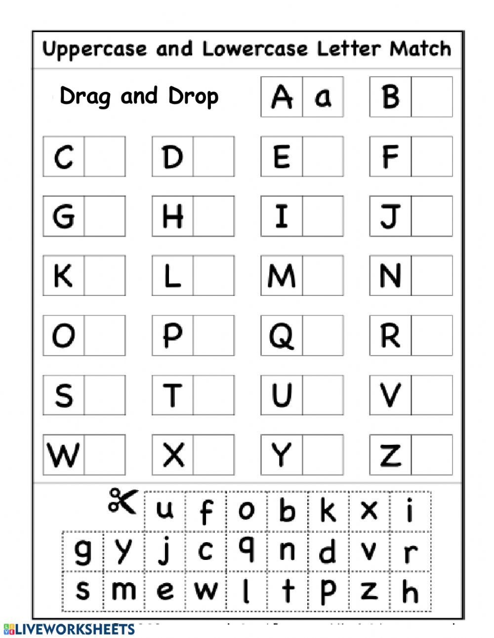 20 Kindergarten Lower Case Letter Worksheets