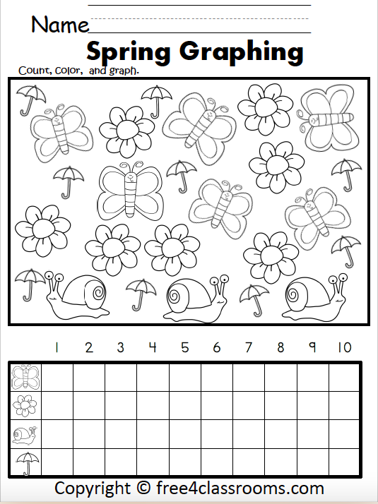 20 Kindergarten Math Worksheets Spring