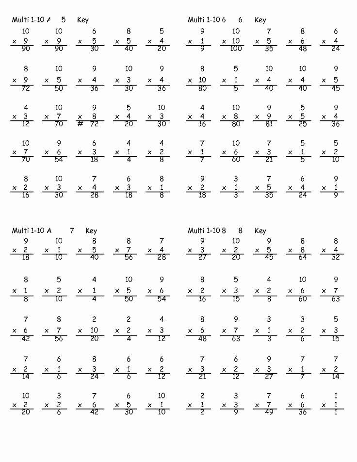 20 Math Worksheets For Year 5