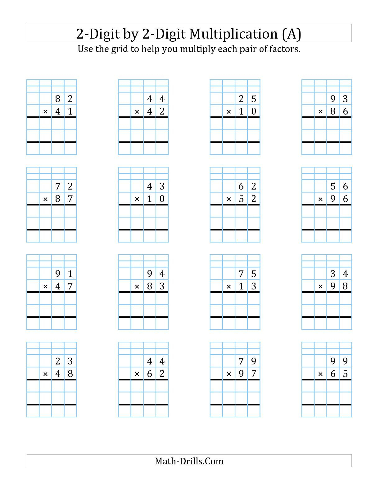 20 Multiplication Worksheets 3 Digit By 1 Digit