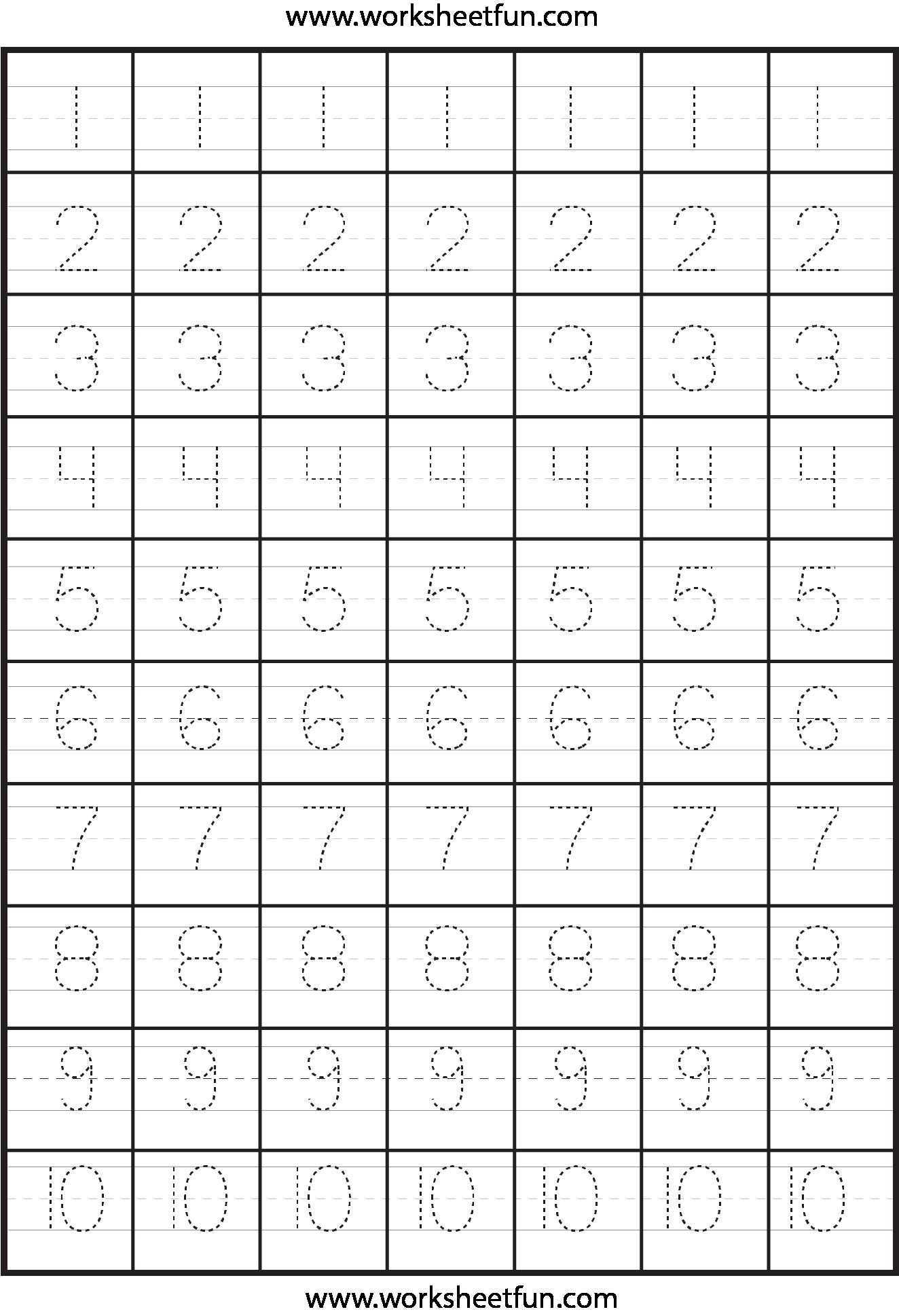 20 Number 4 Worksheets For Preschool Math