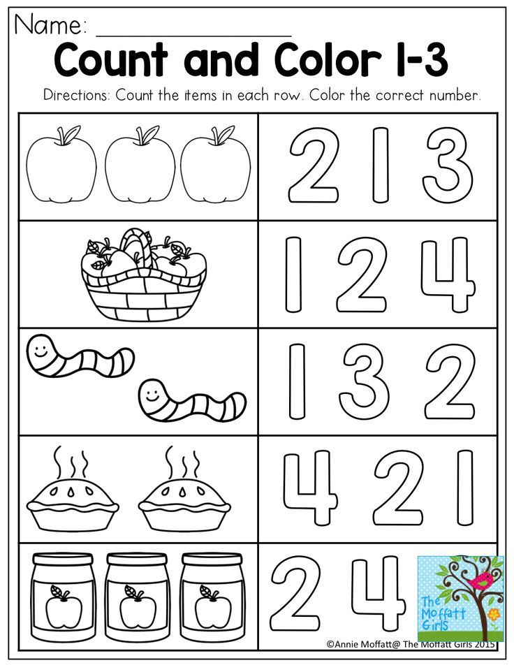 20 Number 4 Worksheets For Preschool Math