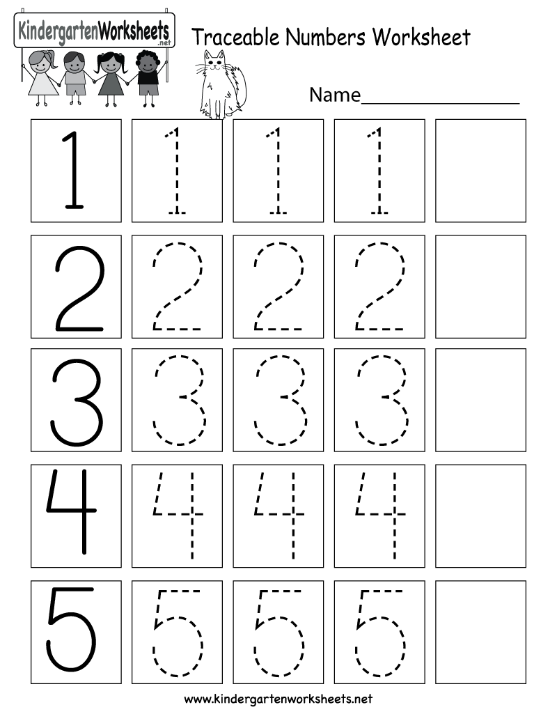 20 Number 4 Worksheets For Preschool Math