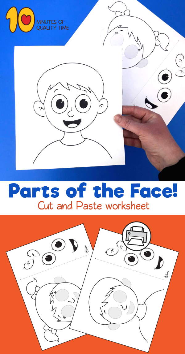 20 Parts Of The Body Worksheets Cut And Paste