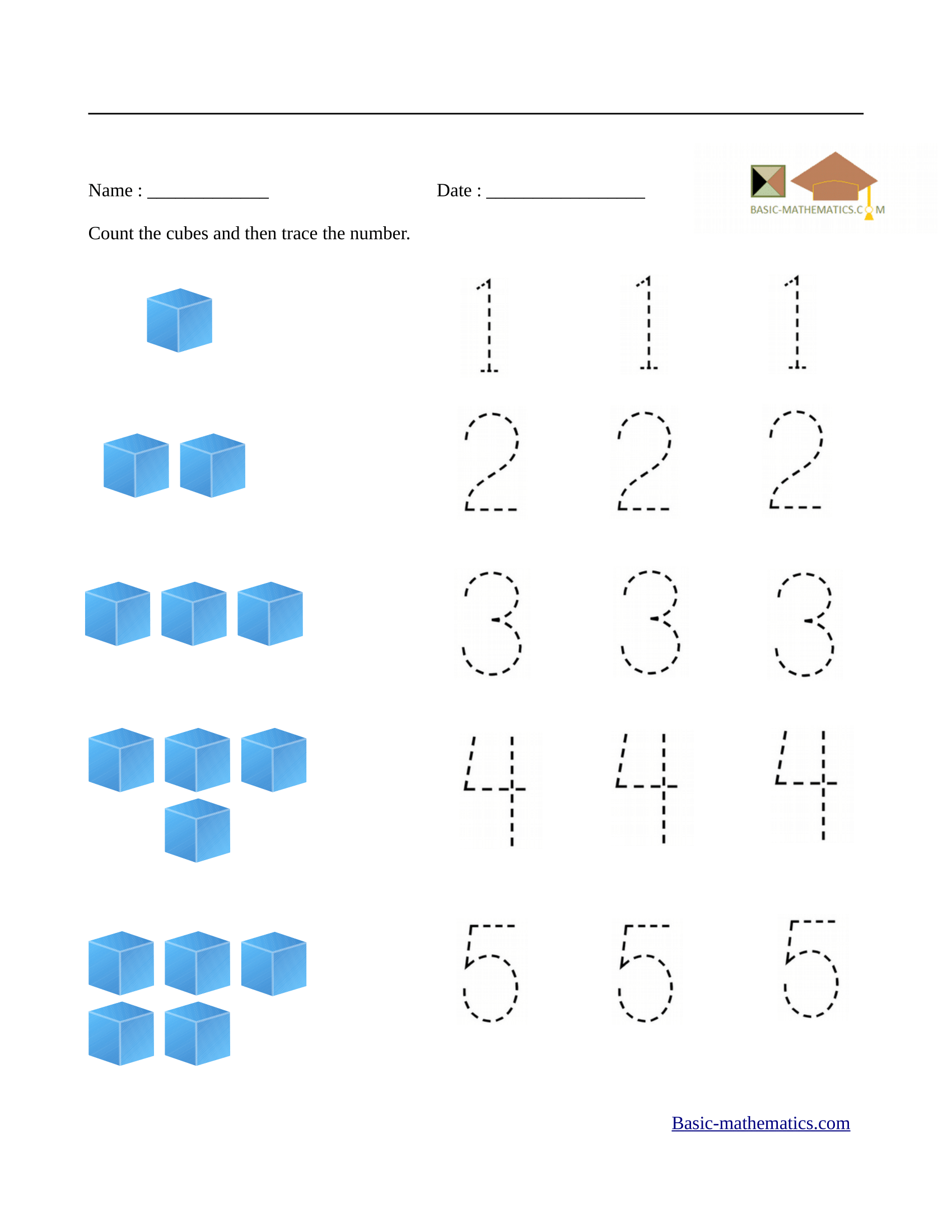 20 Preschool Counting Worksheets Kindergarten Math