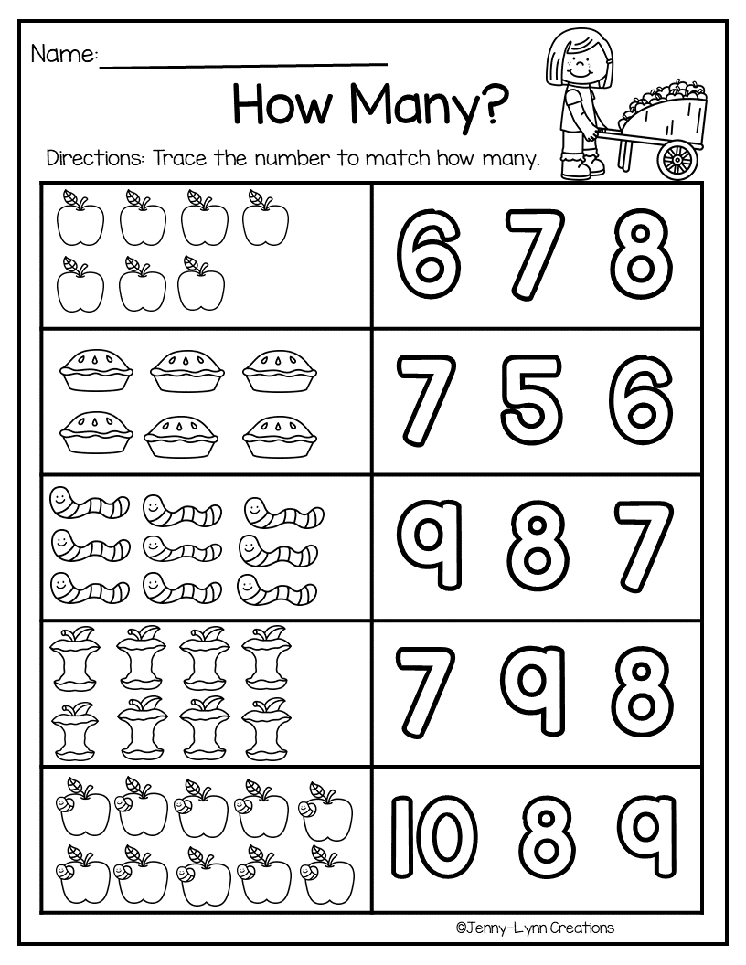 20 Preschool Counting Worksheets Kindergarten Math