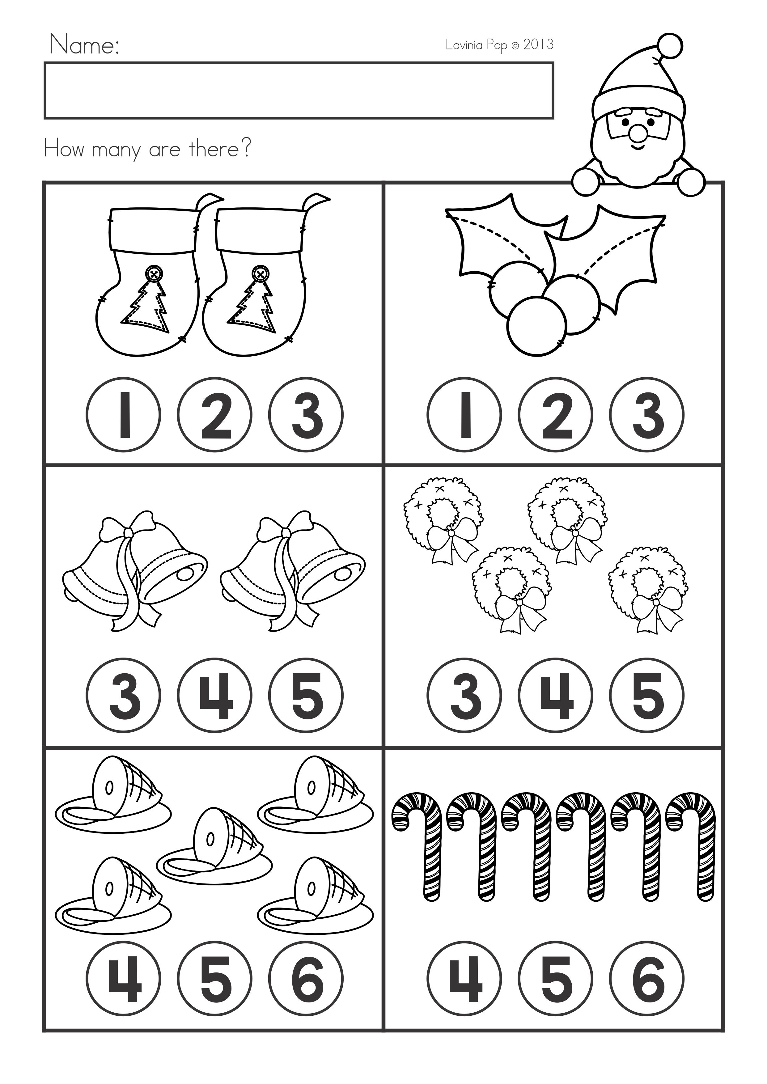 20 Preschool Counting Worksheets Kindergarten Math