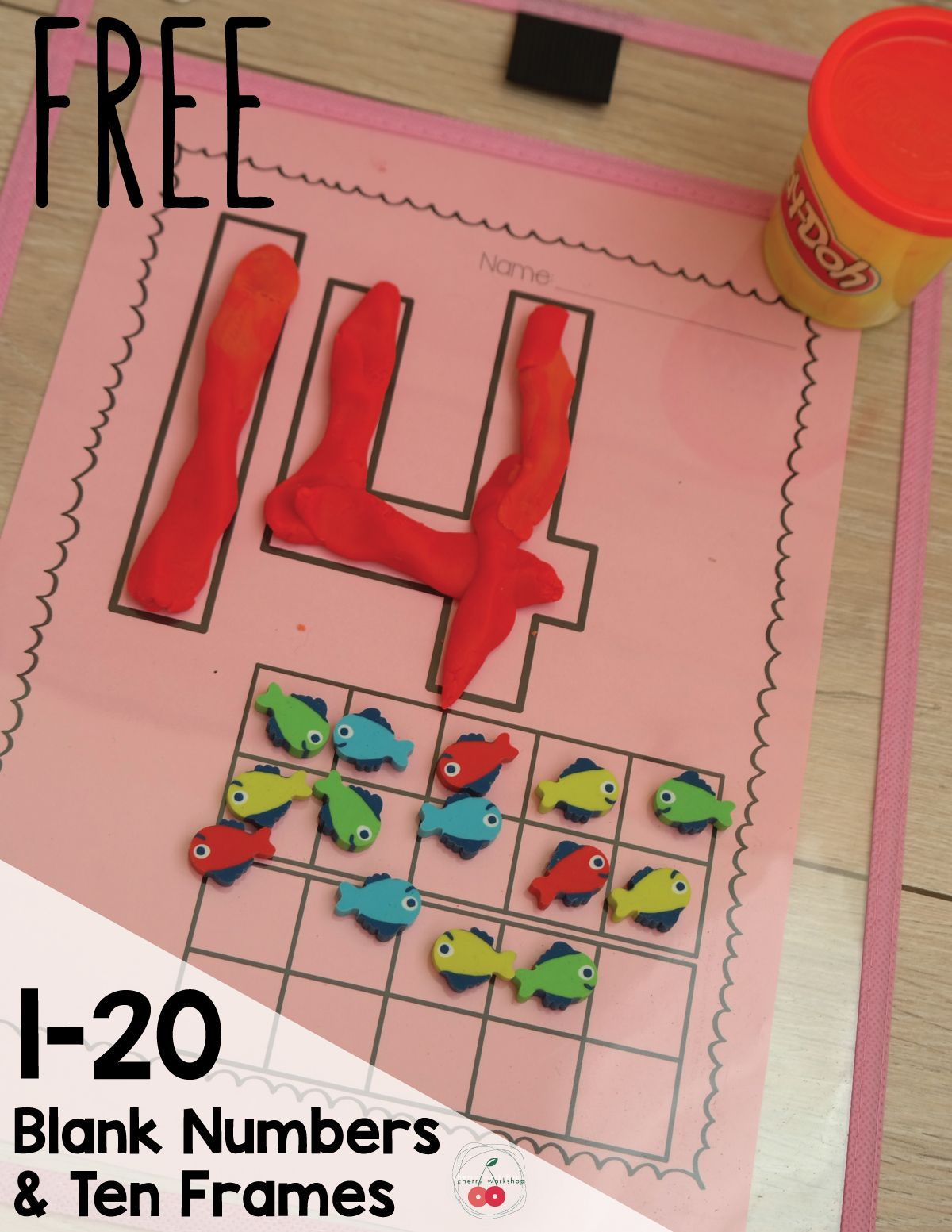 20 Preschool Math Worksheets 1-20