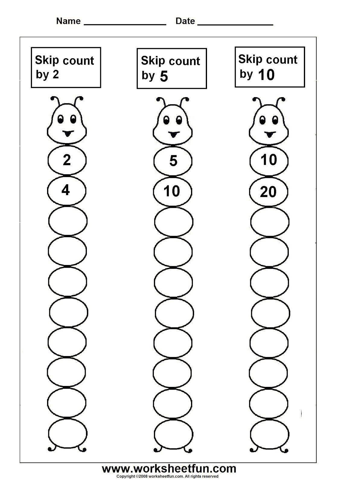 20 Skip Counting By 3 Worksheets Kindergarten