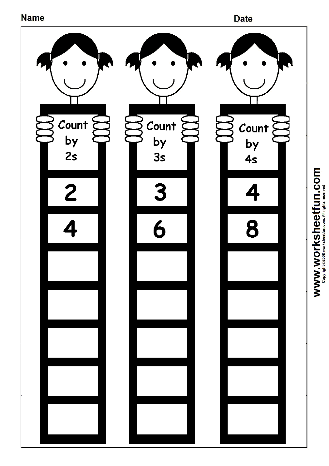 20 Skip Counting By 3 Worksheets Kindergarten