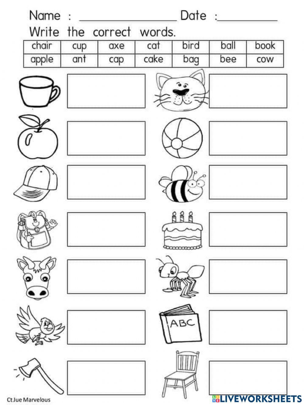 20 Three Letter Words Worksheets Reading Kindergarten