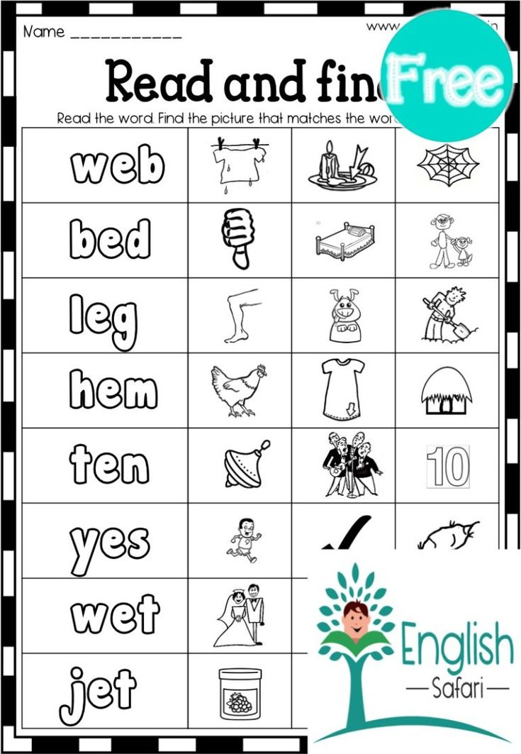 20 Three Letter Words Worksheets Reading Kindergarten