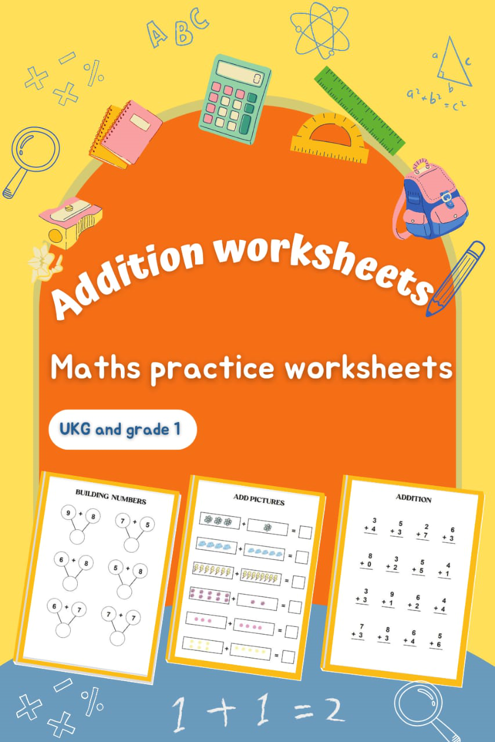 20 Worksheets For Grade 1 Maths Addition