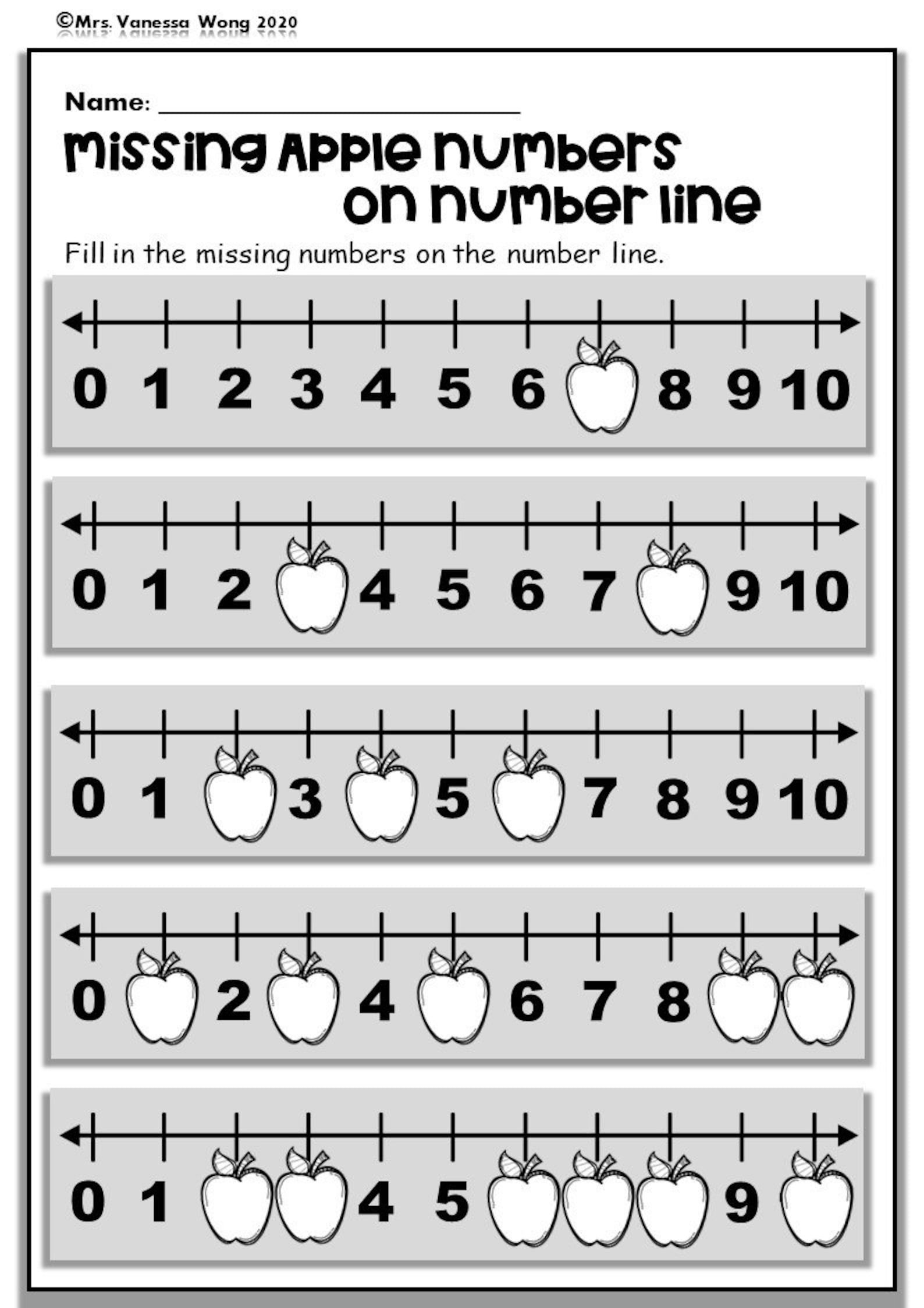 30 Addition Worksheets With Number Line