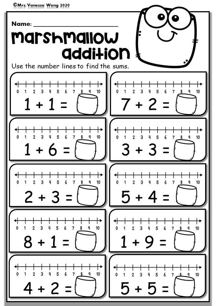 30 Addition Worksheets With Number Line