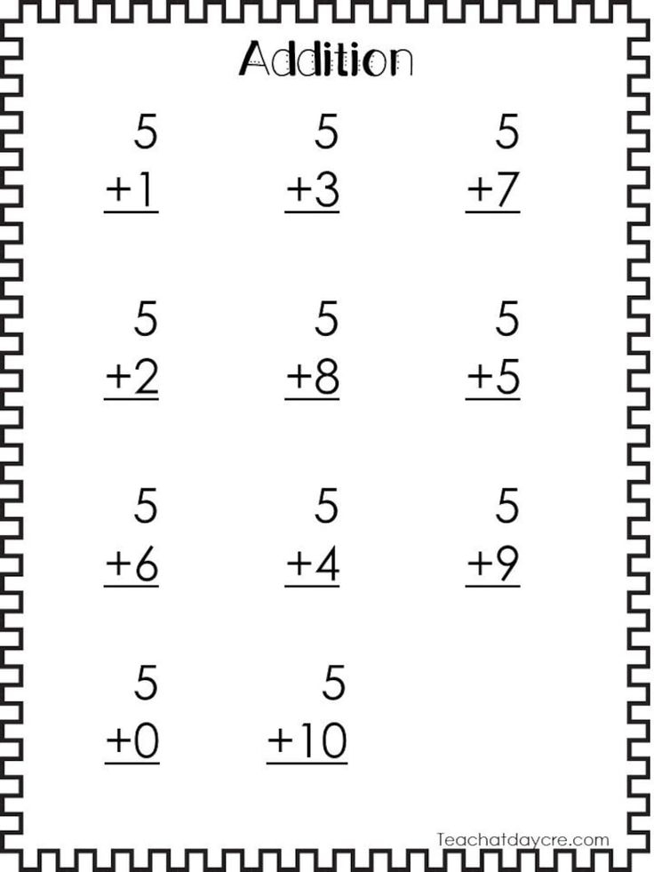 30 Addition Worksheets With Pictures 1-10