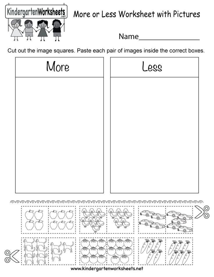 30 Comparing Numbers Kindergarten Worksheets