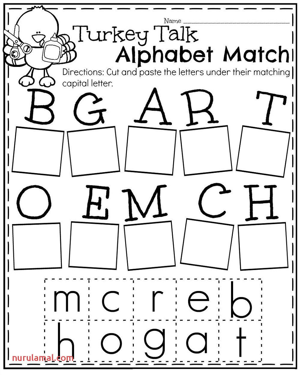 30 Cut And Paste Letter E Worksheets