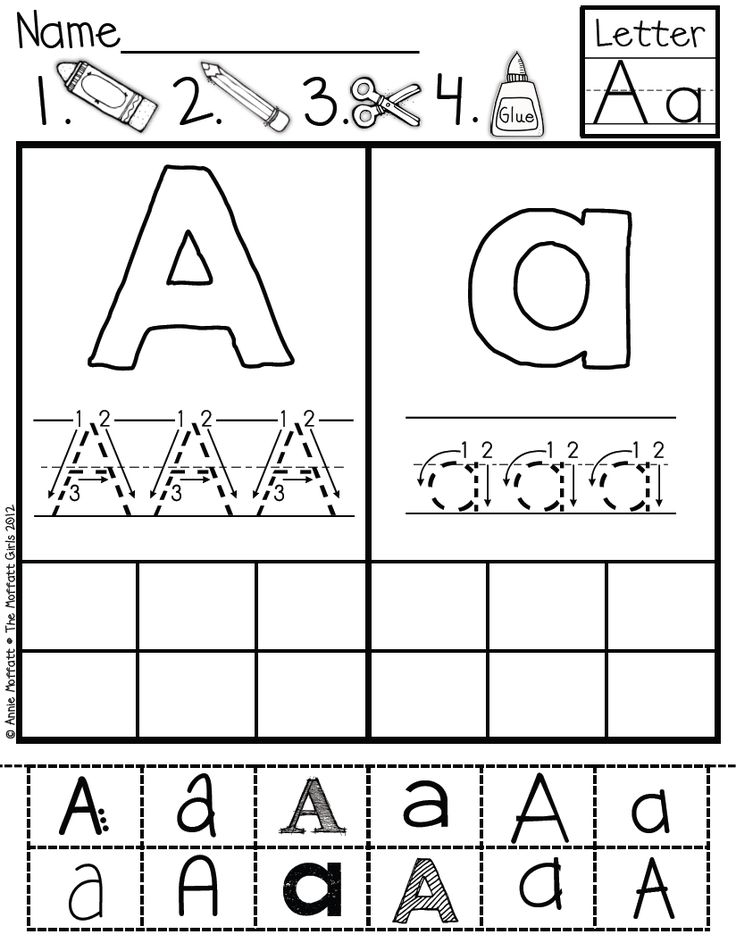 30 Cut And Paste Letter E Worksheets