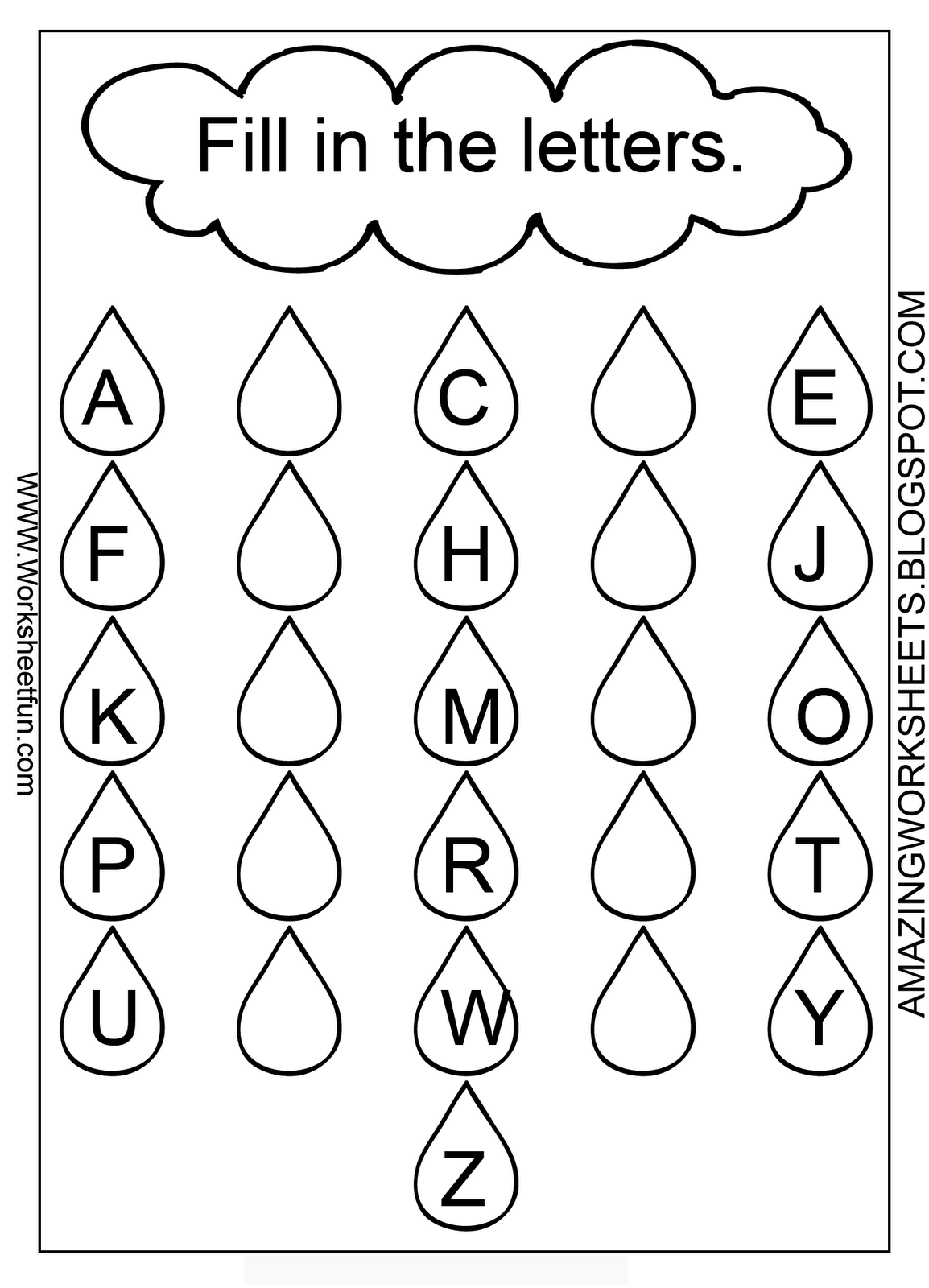 30 Cut And Paste Letter E Worksheets