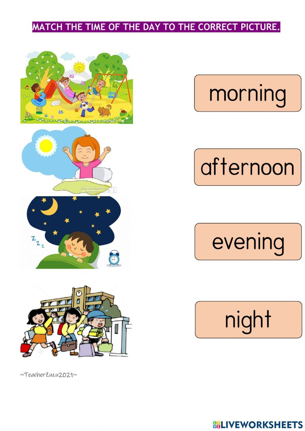 30 Day And Night Worksheets Kindergarten Free