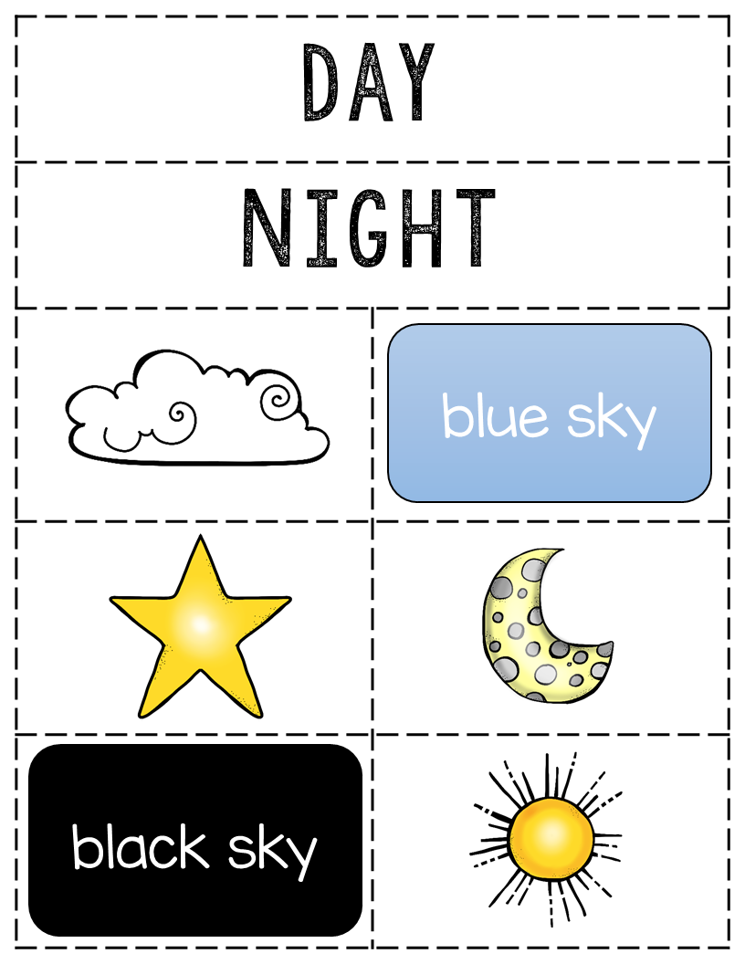 30 Day And Night Worksheets Kindergarten Free