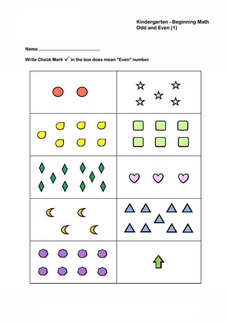 30 Even And Odd Numbers Worksheets Kindergarten