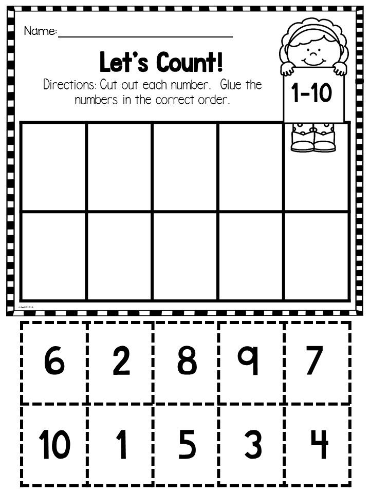 30 Fun Worksheets For Kindergarten Cut And Paste