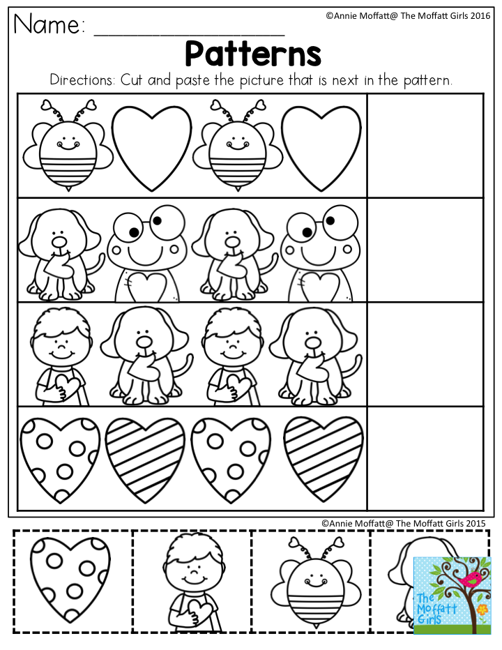 30 Fun Worksheets For Kindergarten Cut And Paste