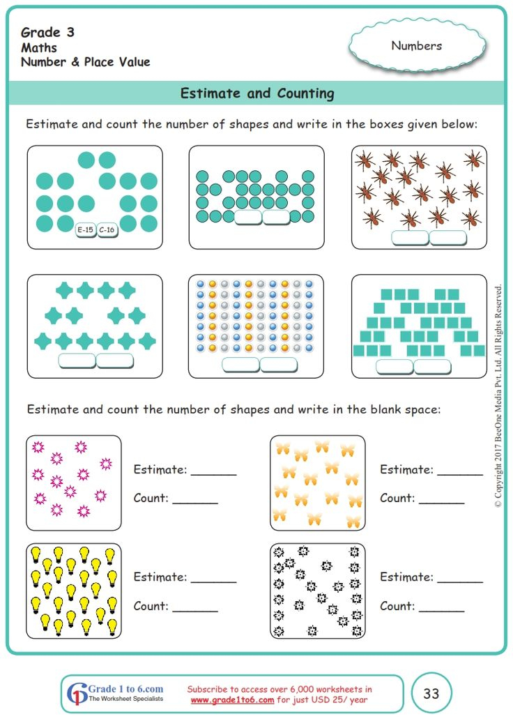 30 Grade 3 Math Worksheets Capacity