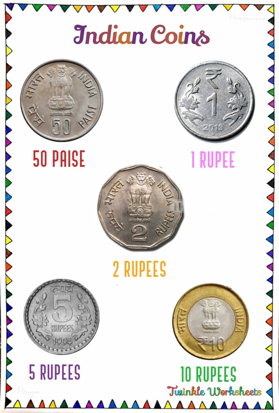 30 Indian Money Worksheets 2Nd Grade Math