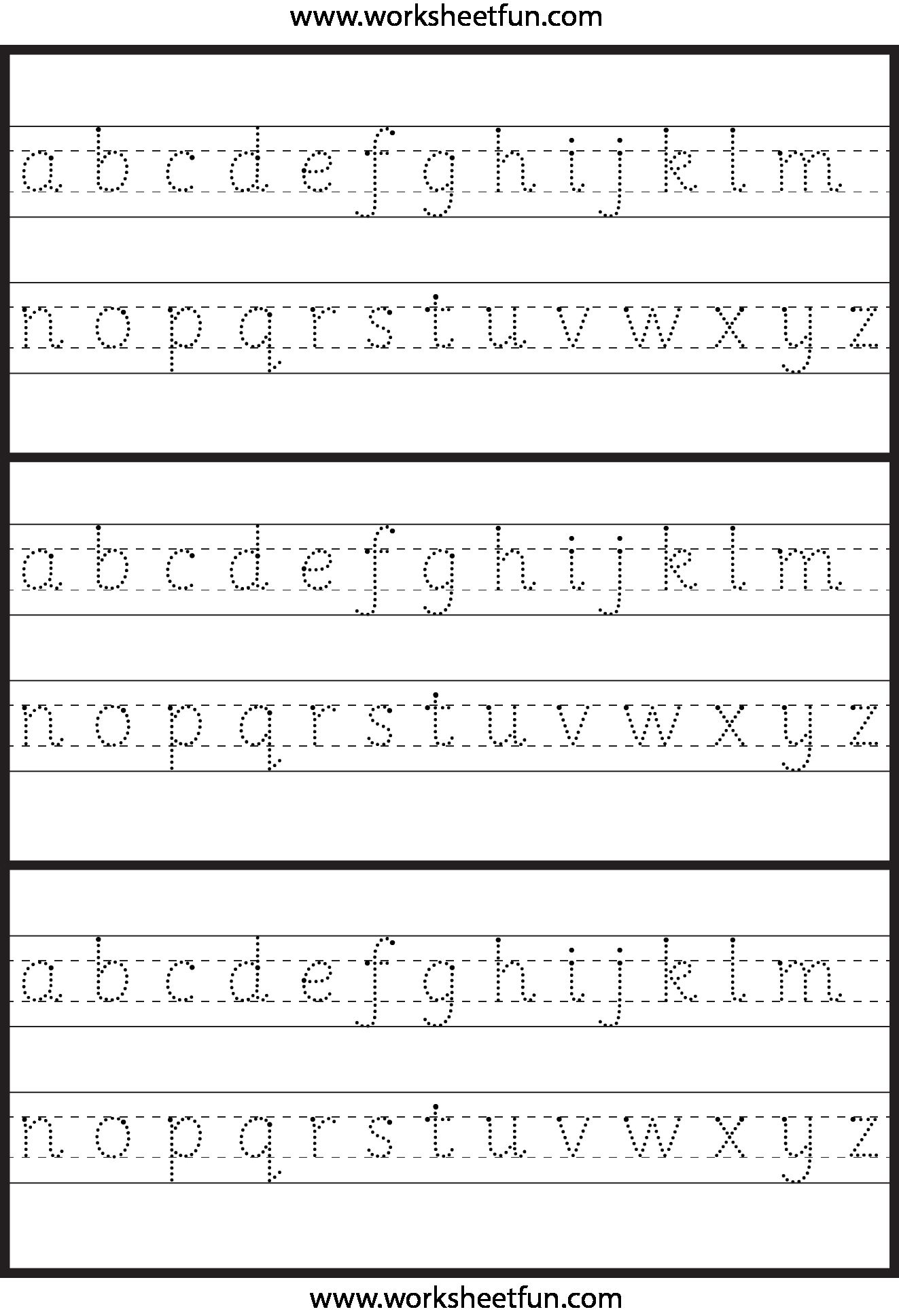 30 Kindergarten Lower Case Letter Worksheets