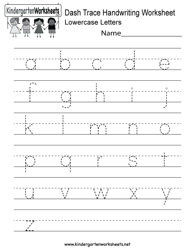 30 Kindergarten Lower Case Letter Worksheets