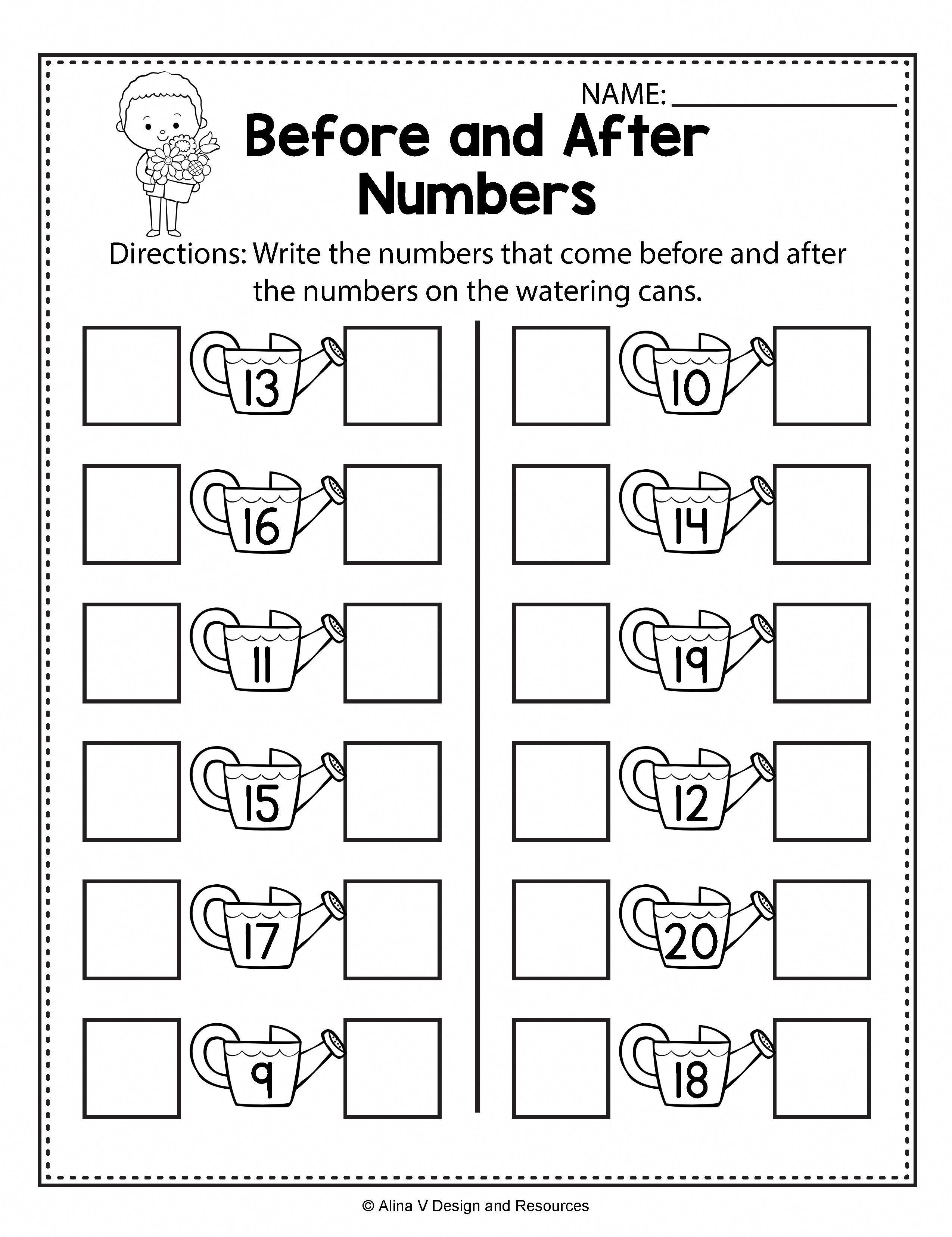 30 Kindergarten Math Worksheets Spring