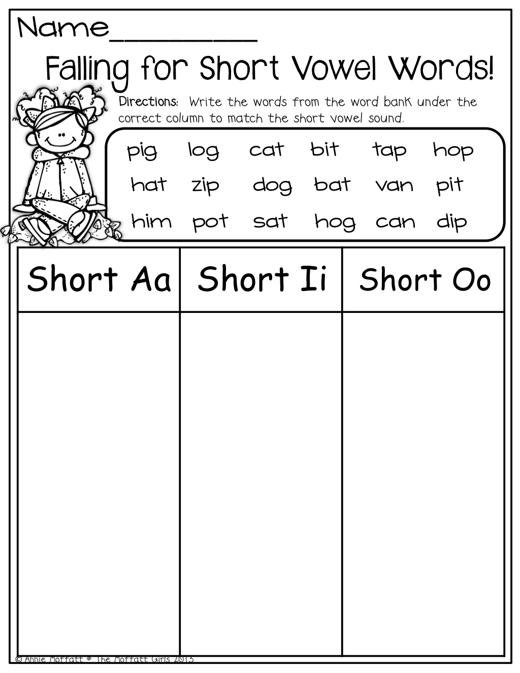 30 Long And Short Vowel Worksheets 1St Grade