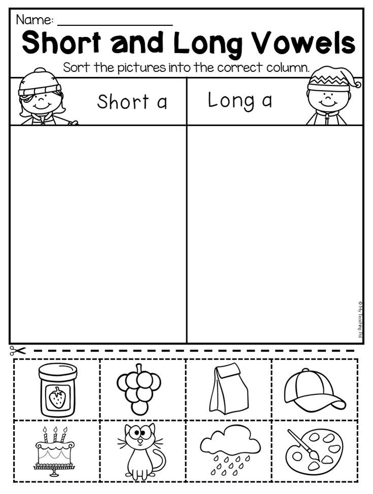 30 Long And Short Vowel Worksheets 1St Grade