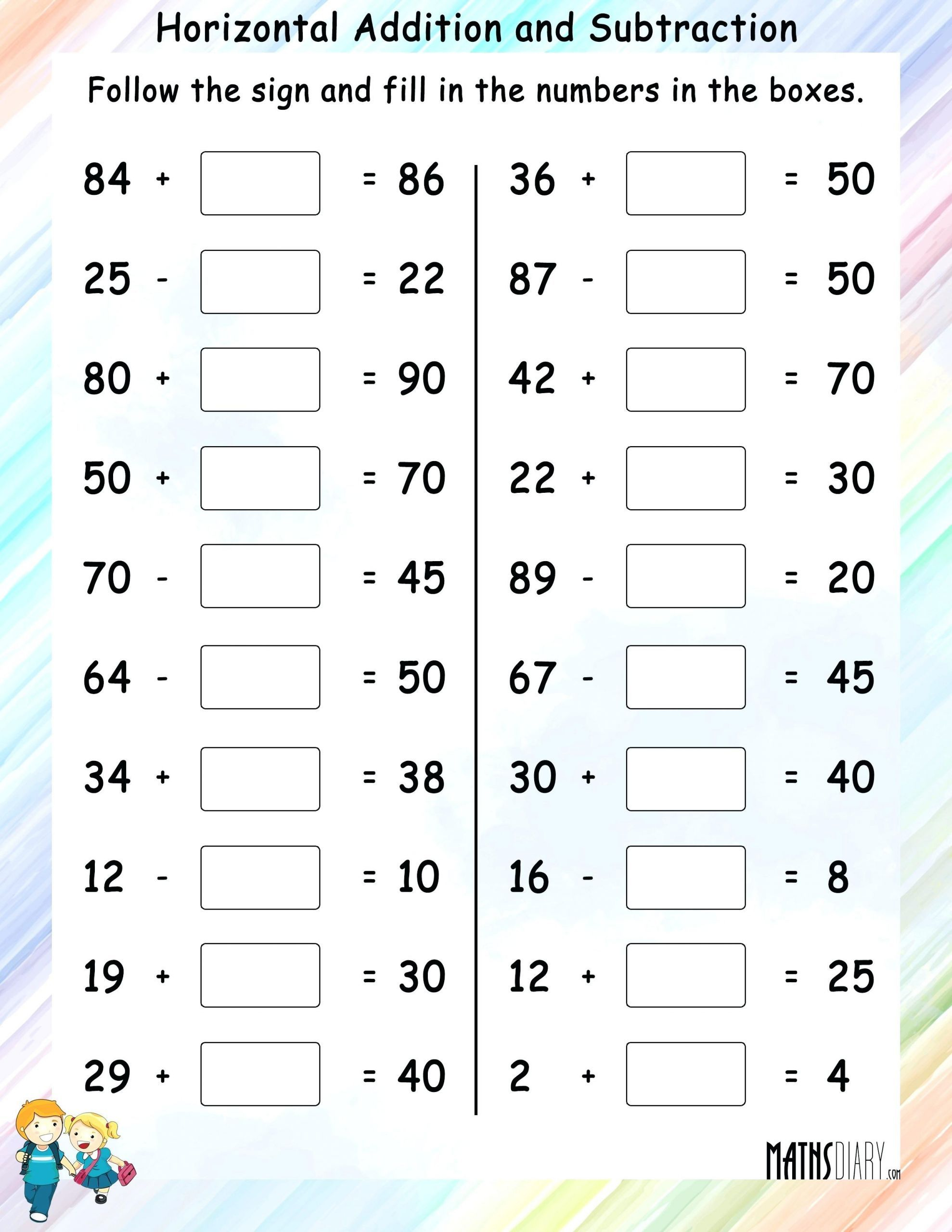 30 Math Worksheets 2Nd Grade Free