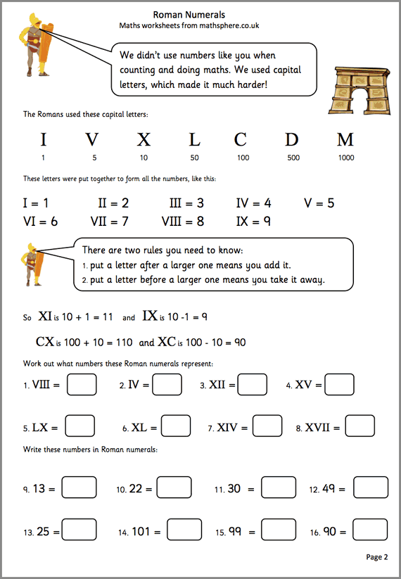 30 Math Worksheets For Year 5