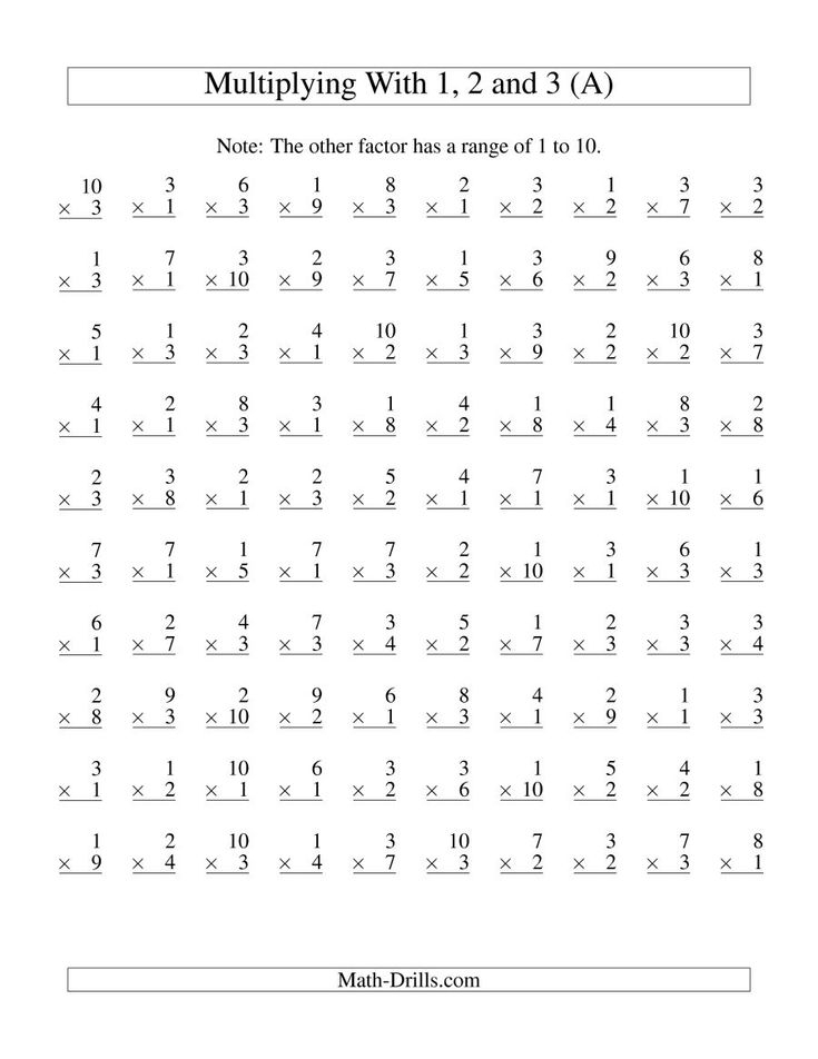 30 Multiplication Grade 1 Math Worksheets